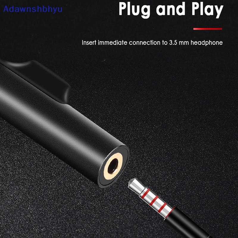 Adhyu Adaptor USB C To 3 5 MM Aux Tipe-C 3 5aksesoris Kabel Audio Cabo Adaptador ID