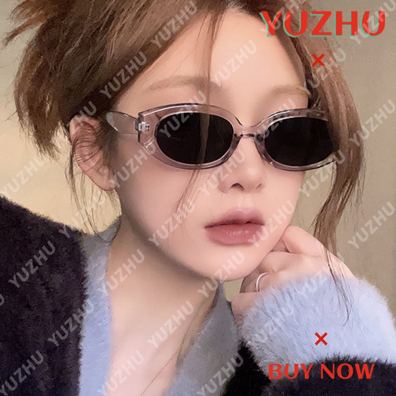 (YUZHU) Kacamata Hitam Mata Kucing Fashion Baru Untuk Wanita Premium Sense INS Bingkai Kecil Kerai Sunglasses