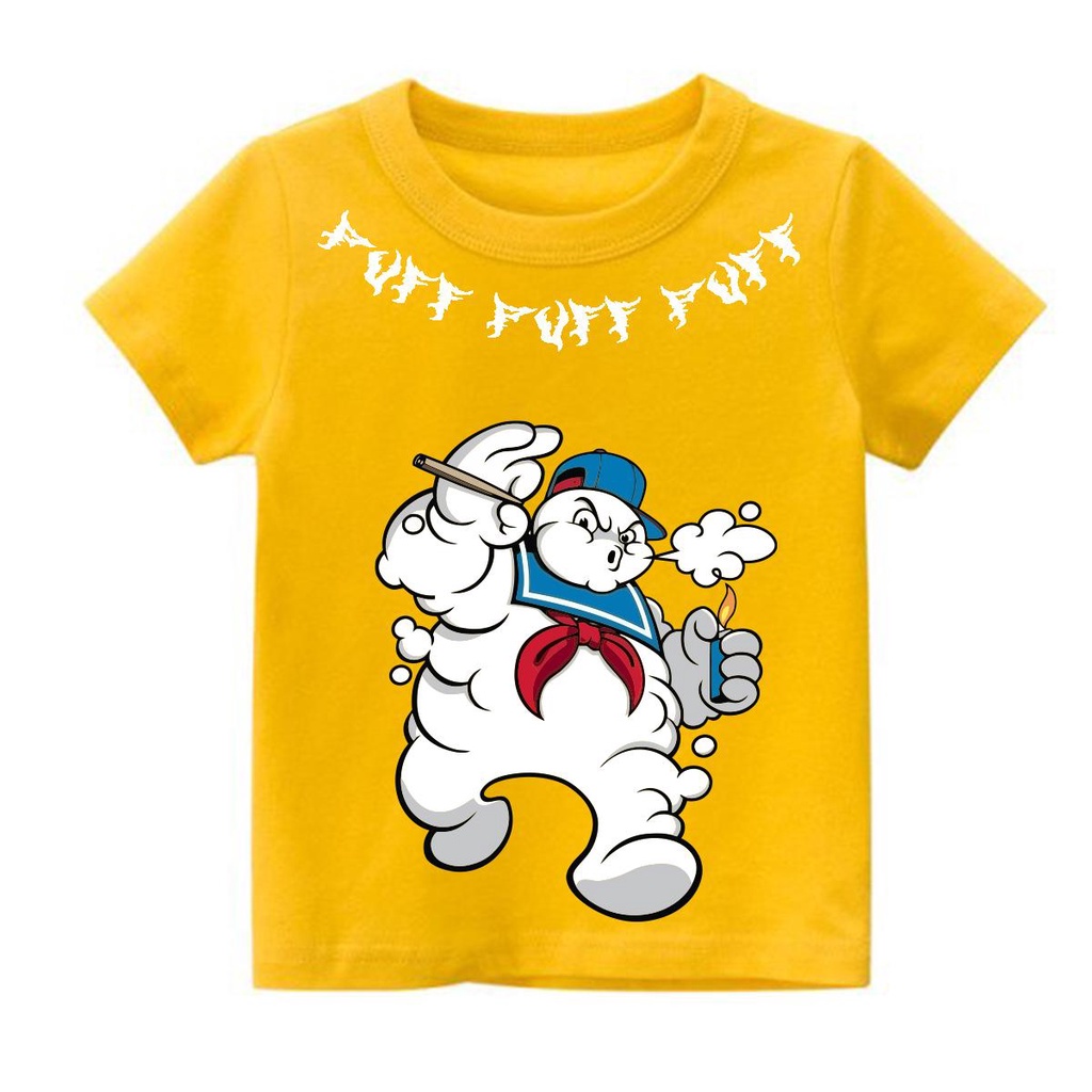 Promo Kaos anak  Mr. Puff T-hirt anak kece jaman sekarang