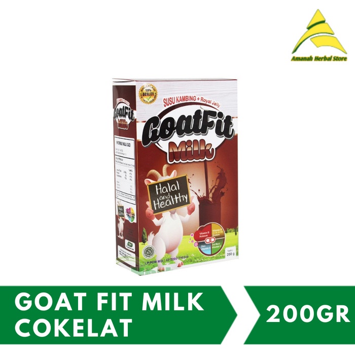 

Goatfit Milk Coklat Susu Kambing Etawa Plus Royal Jelly