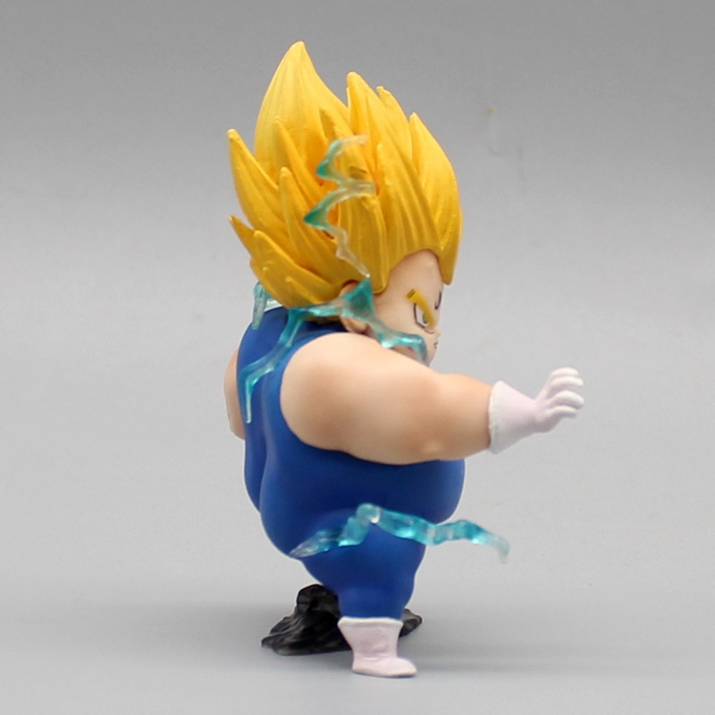 Anime Dragon Ball Figure Fatty Kakarotto Fat Angel Son Goku Vegeta 8CM Figure Model Mainan Boneka Dekorasi