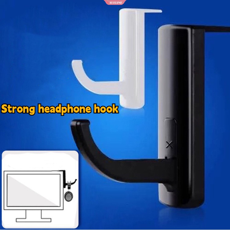 Aksesoris Headphones Headphone Stand Universal Headphone Headset Gantungan Hook Dinding Monitor PC Earphone Stand Rack [ZXL]