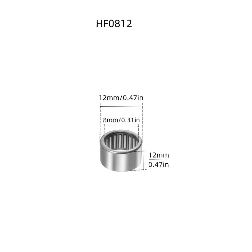 1biji Bantalan Jarum HF series One Way HF0612/HF0812/HF1012