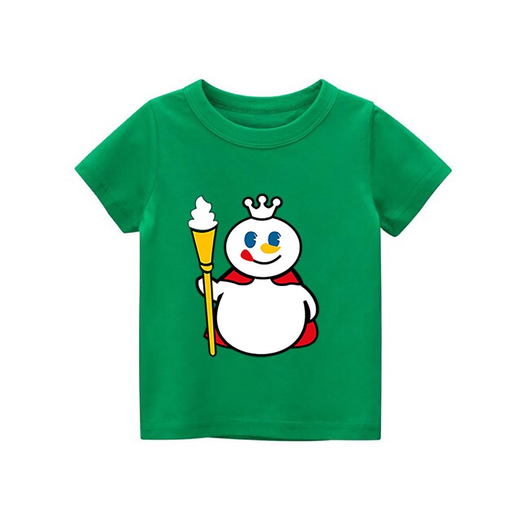 Promo Kaos anak King Mixue T-shirt kekinian cute