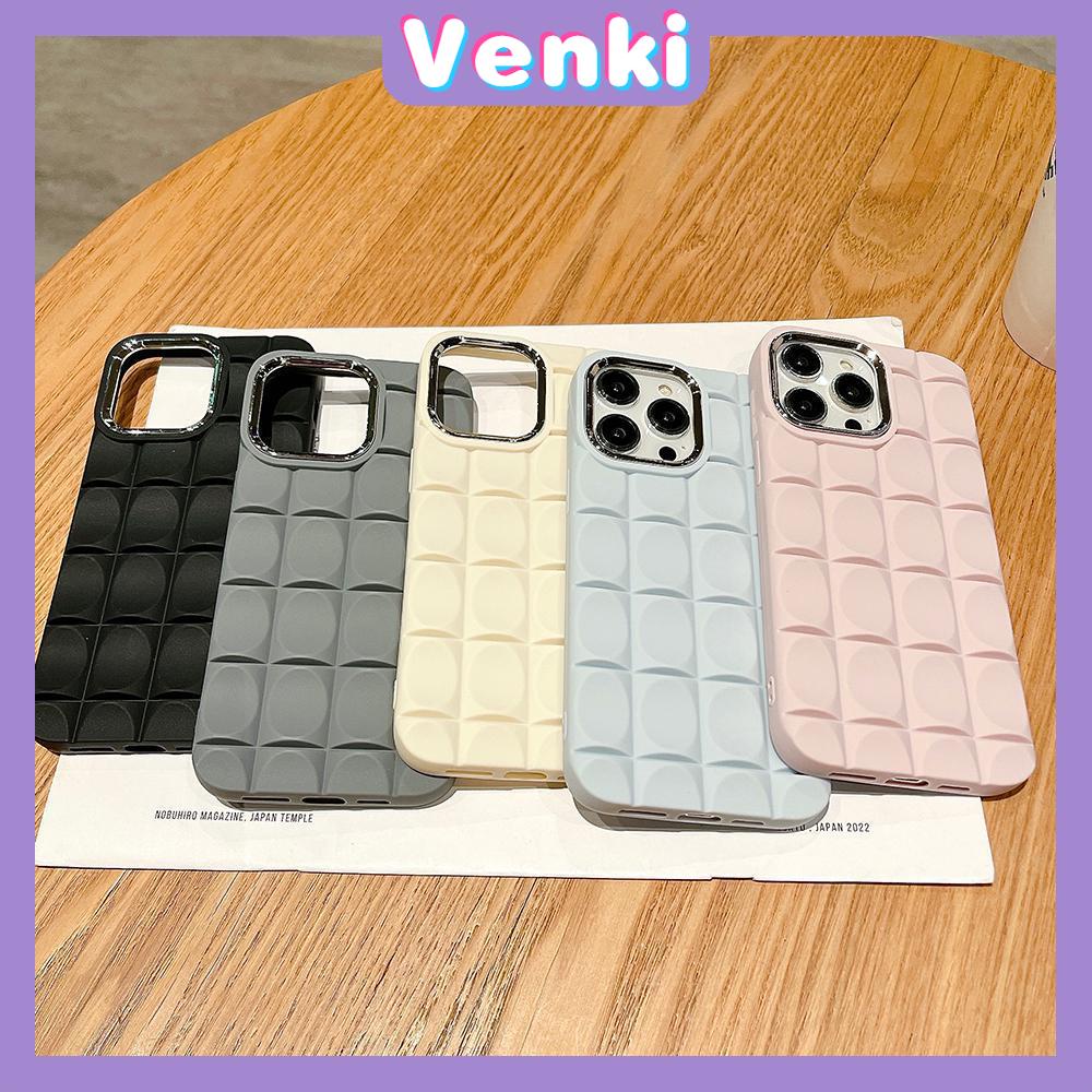 VENKI - Untuk iPhone 11 Case Laser Reflektif Bening Phone Case TPU Soft Shell Airbag Sederhana Multicolor Tahan Guncangan Kompatibel dengan iPhone 13 Pro max 12 Pro Max 11 xr xs max 7 8Plus