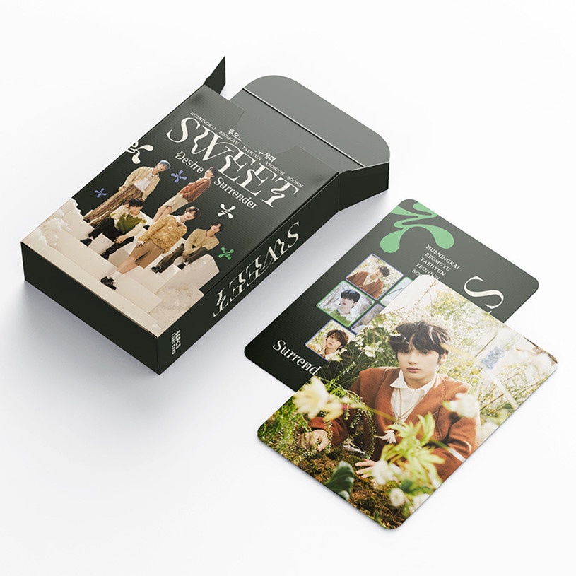 55pcs /box TXT SWEET Photocards Mini 2nd Japan Album Kartu Lomo Tomorrow X Together Kpop Postcards