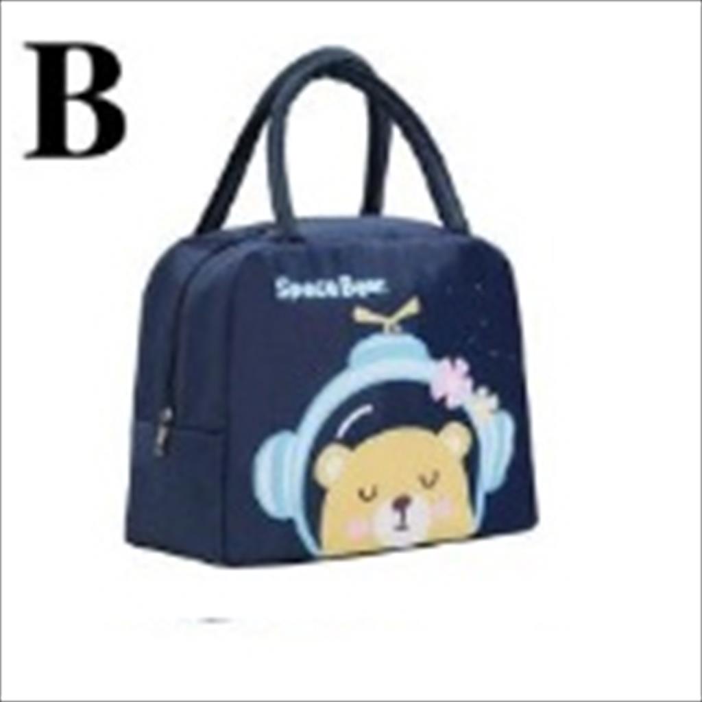 Tas Bekal Karakter Lunch Cooler Bag Salur Makanan Aluminium Kotak Makan Anak