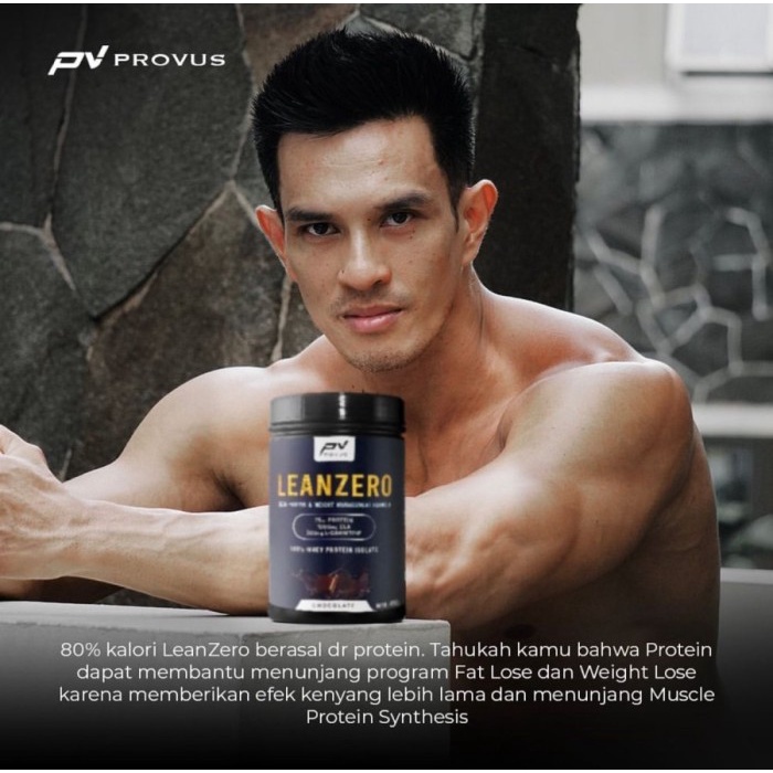 Provus Lean Zero Whey Protein Isolate + Fat Burner 1 Lbs 450 Gram