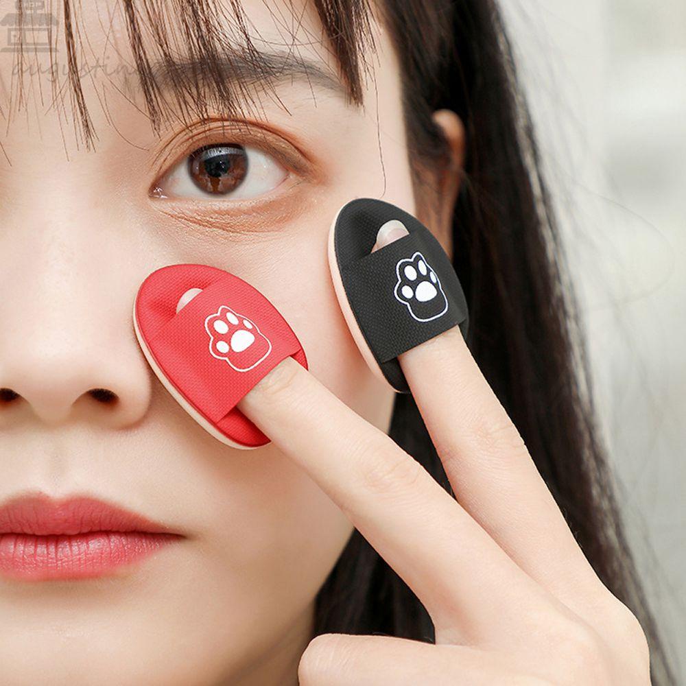 Agustina Finger Makeup Puff 2Pcs/4Pcs Makeup Lembut Alat Kecantikan Wet And Dry Air Cushion