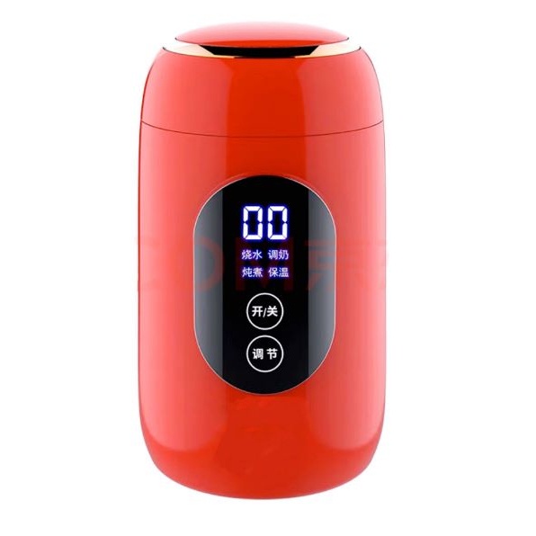 392 OUMUXI DQ-V008 Stainless Steel Electric Heating Kettle Portable