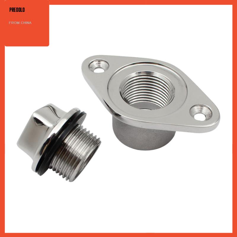 [Predolo] Steker Pembuangan Perahu Fitting Kayak Awet Screwcap Plug Tutup316Stainless Steel