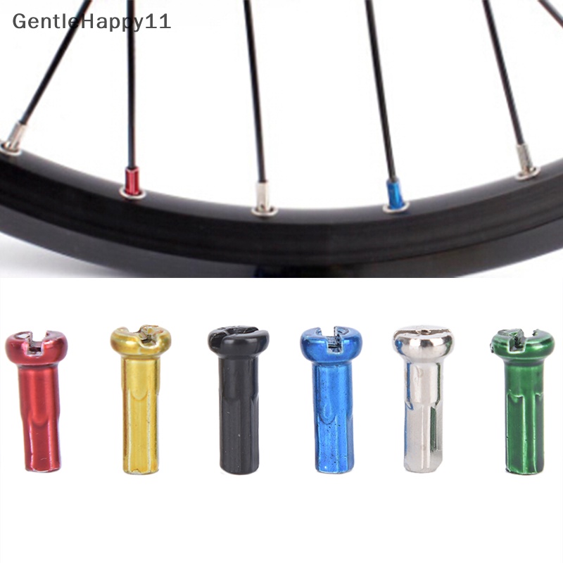 Gentlehappy 72Pcs Bike Wheel Spoke Nipples 14mm Nipples Jari Jari Sepeda Untuk id Roda Sepeda