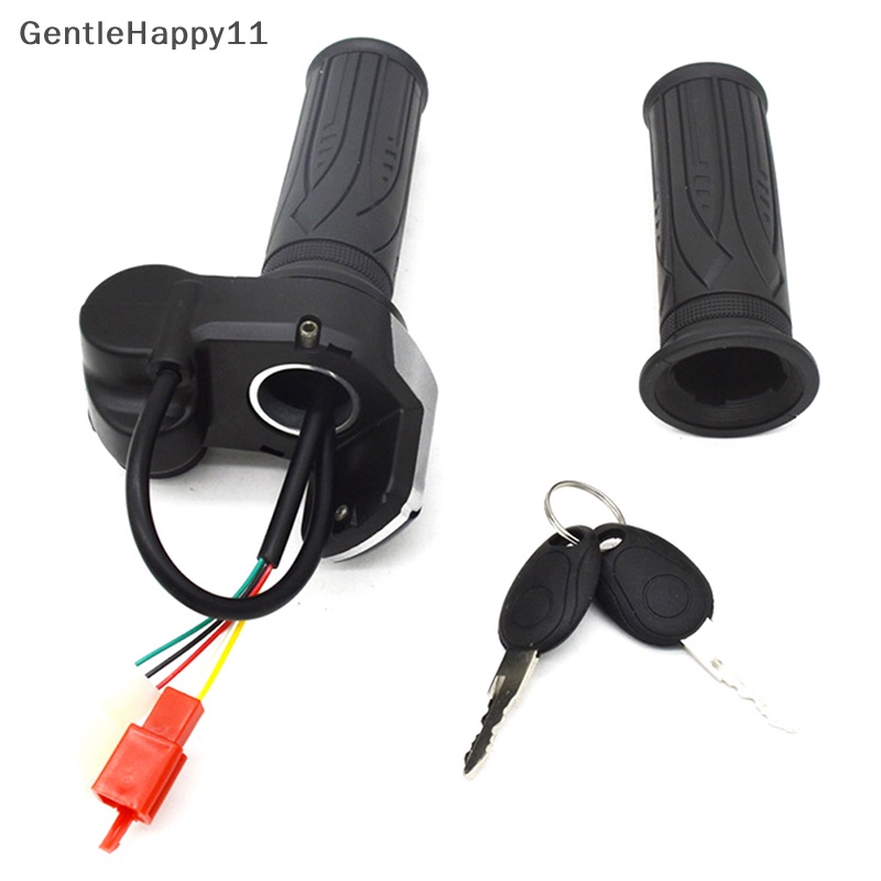 Gentlehappy Throttle Sepeda Listrik Akselerator 36V48V Untuk E-bike/ Stang Throttle Aksesori Skuter Listrik Dengan Display LED id