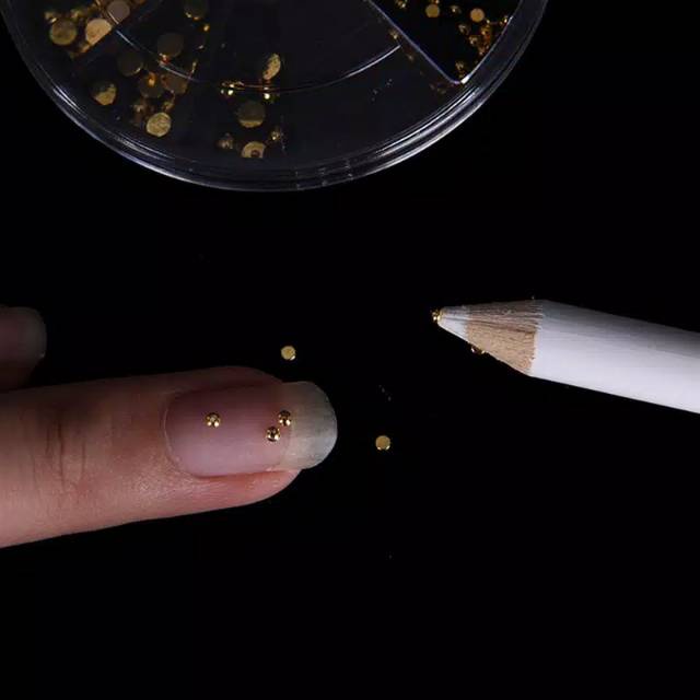 Nail Art Manicure Dotting Pen Tool Nail Rhinestone Bead Picker Wax Pencil