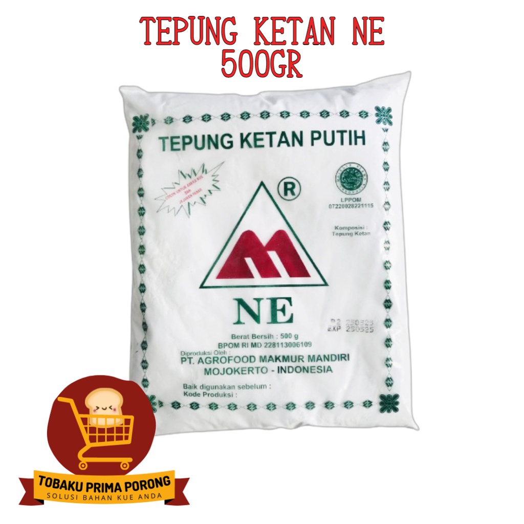 

TEPUNG KETAN PUTIH NE 500GR - tepung ketan kemasan 500gr