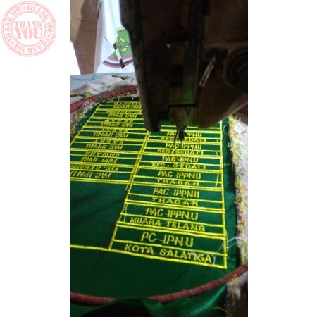 Bordir BORDIR NAMA, LOGO IPNU-IPPNU, ANSOR, FATAYAT, CBP-KPP, BANSER DLL Bordir Nama Dadabisa pesan 