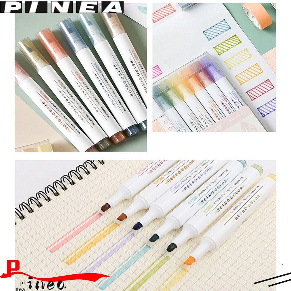 Lampu Tulisan Stabilo Nanas Warna Retro Color Pen