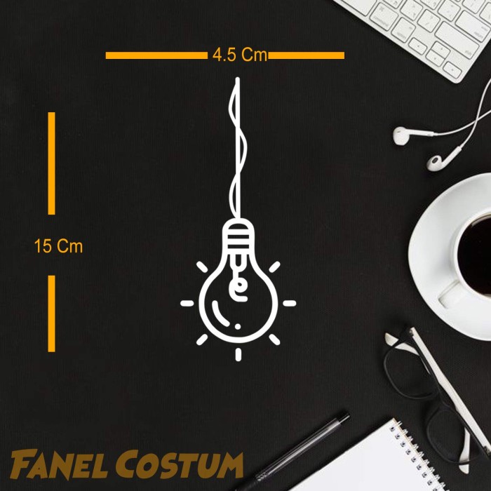 

[PS] STIKER CUTTING LAMPU LAPTOP MOBIL CUTTING STICKER - Putih