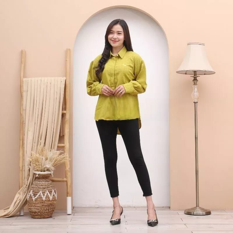 PGMT - Kemeja Balon Atasan Lady Crush Atasan Kemeja Wanita Balon Baby Crush Kekinian