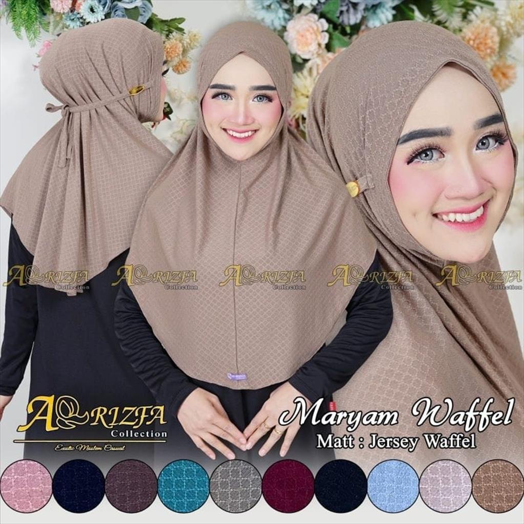 (AR-RIZSFA) Hijab Instan Etnik Non Ped - Jersey Etnik by Ar Rizsfa