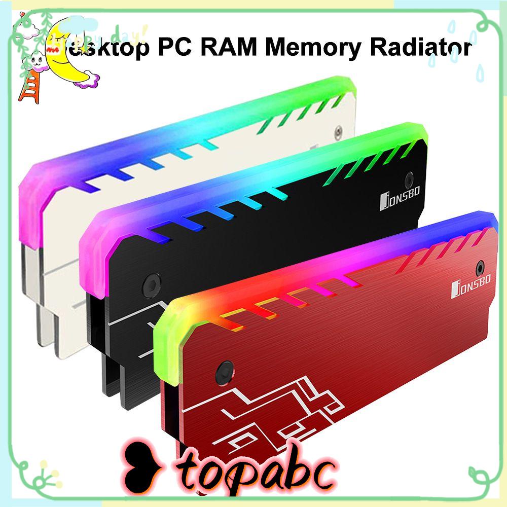 TOP Ram Heatsink PC Cooler Luminous Radiator Komputer