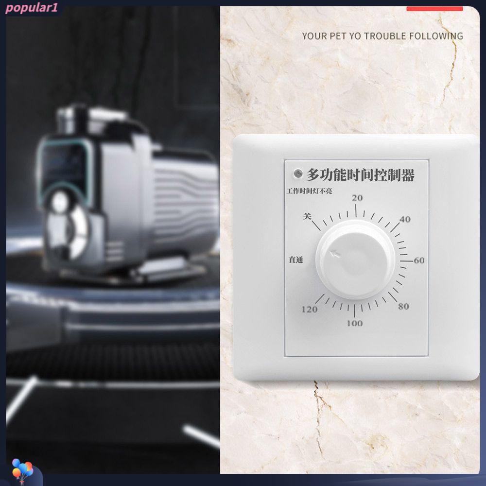 POPULAR Timer Switch Safe Aplikasi Lebar 86*86mm Time Control Interruptor