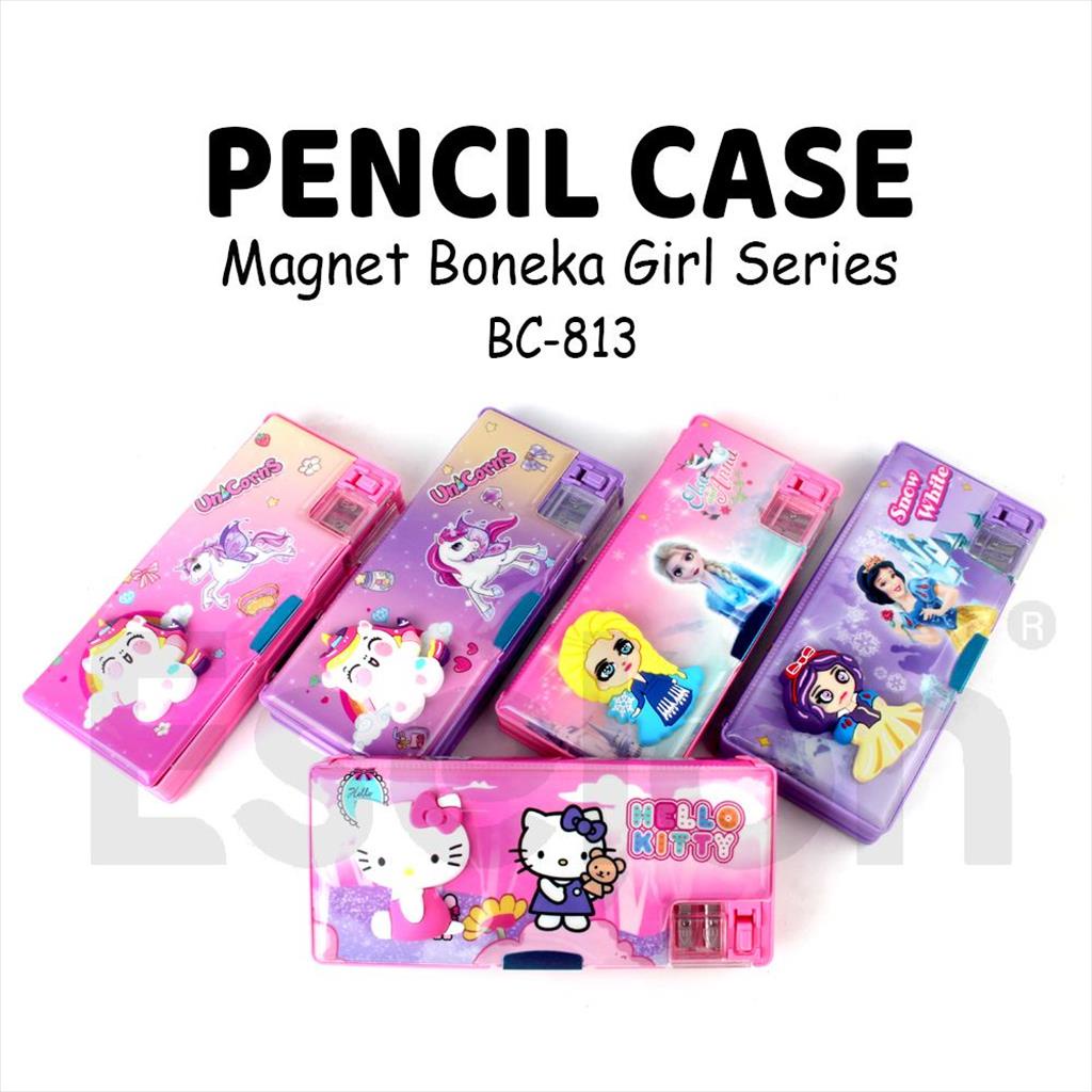 

Kotak Pensil Magnet Boneka GIRL SERIES BC-810/813 / Tempat Pensil