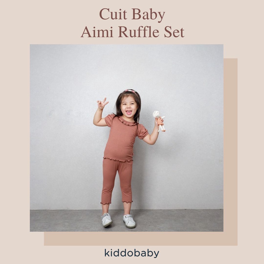 Cuit Baby Aimi Ruffle Set | Baju Anak