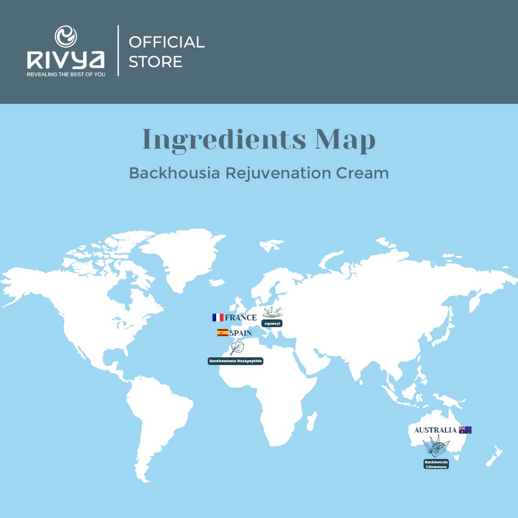 RADYSA - RIVYA Backhousia Rejuvenation Cream 15gr