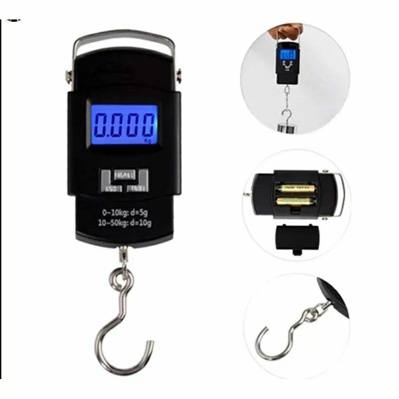 EasyWeigh Timbangan Digital Gantung dengan Kapasitas Hingga 50kg