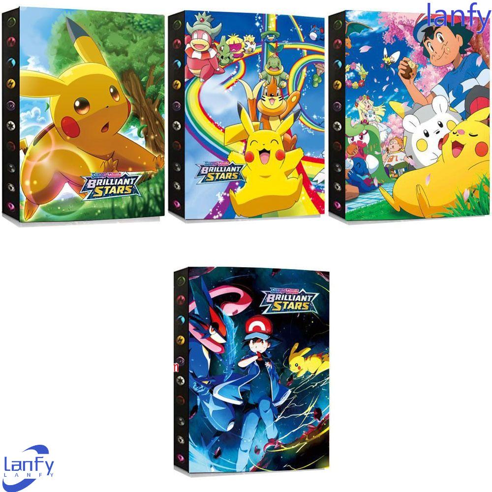 LANFY Pokmon Kartu Buku Album Hadiah Anak Game Card Collection Cards Penyimpanan Foto Anime Map Game Photo Organizer 9saku 540kartu Album Photocards Collect Game Cards Collection