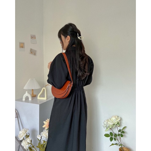 KANON - Merlin Dress - Dress kemeja simple big size / oversize