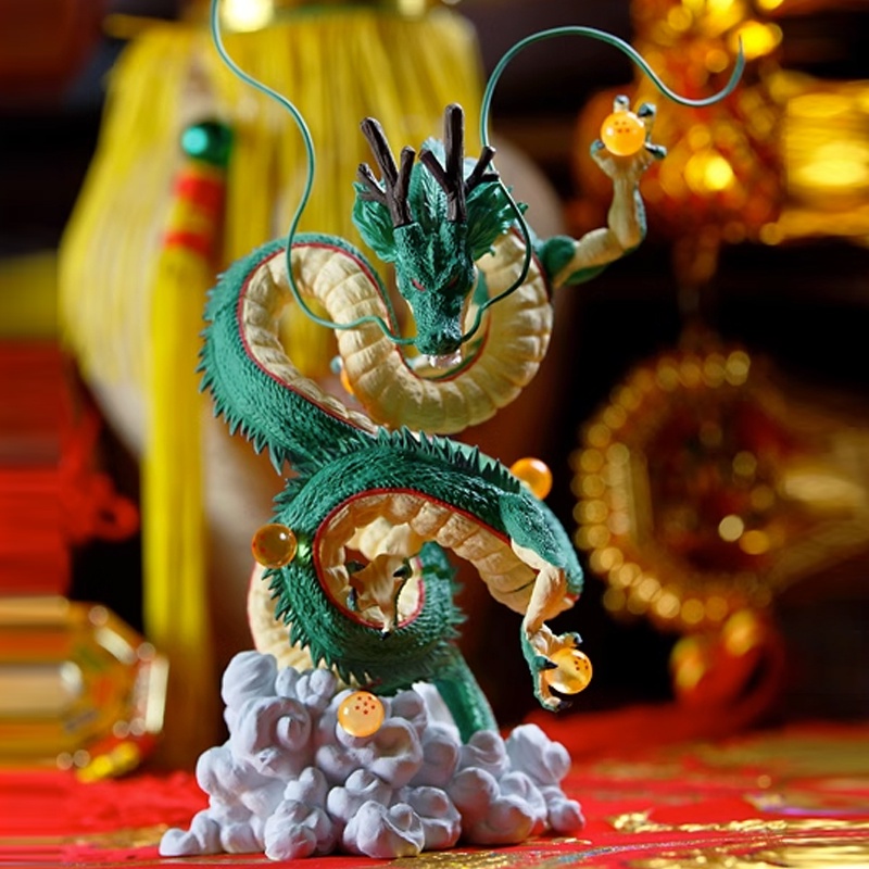 Dragon Ball Cyan Doll Naga Handmade Shenlong Dekorasi Dragon Ball Z Anime Dragon Boneka Mainan