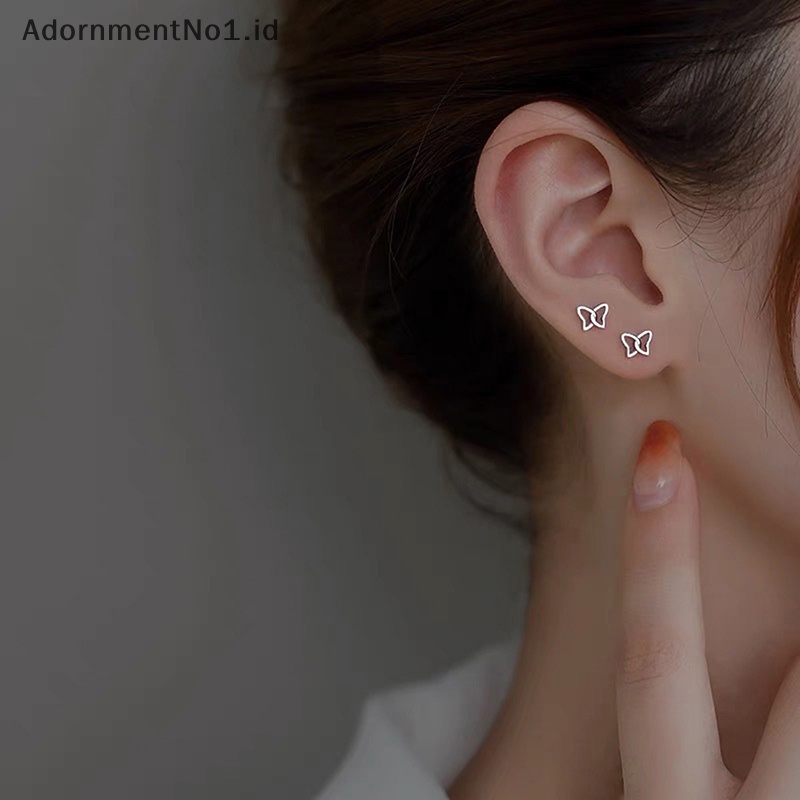 [AdornmentNo1] Anting Stud kupu anting baru anting ringan untuk wanita gadis pesta pernikahan baru perhiasan halus hadiah