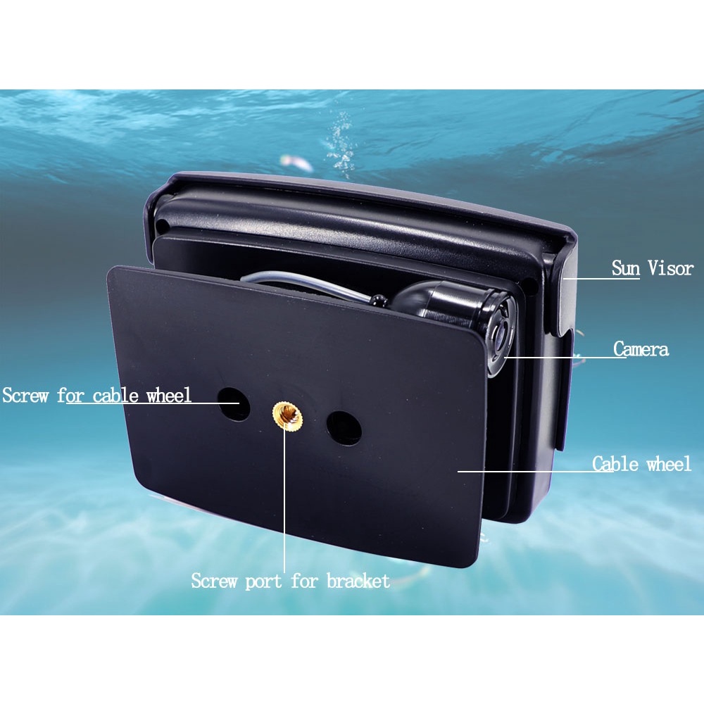 AKN88 - Kamera Pencari Ikan Underwater Fish Finder Camera 4.3inch LCD 8HBS-20M