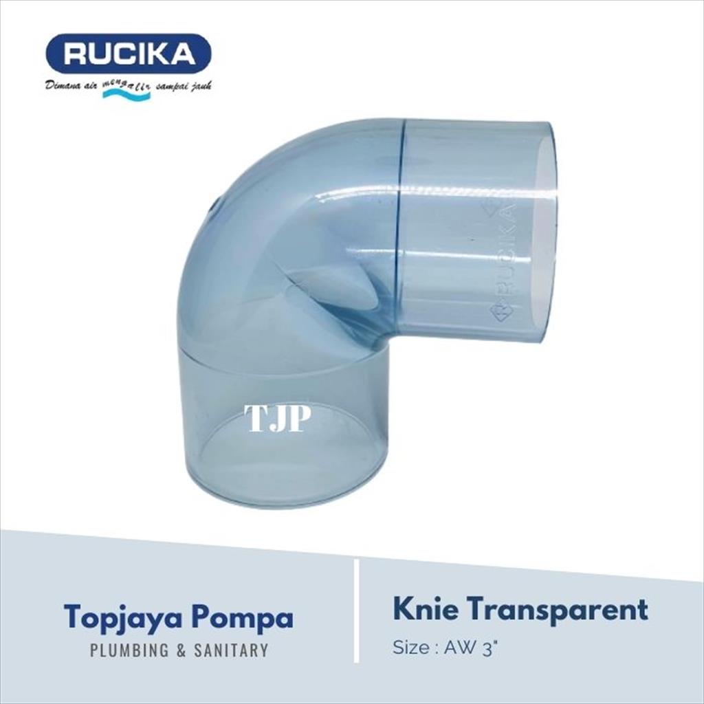 KNIE TRANSPARAN AW RUCIKA 3&quot; TRANSPARENT