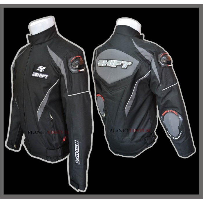 Jaket Rompi Motor Touring Shift Flm Brutal Contin Respiro Abu