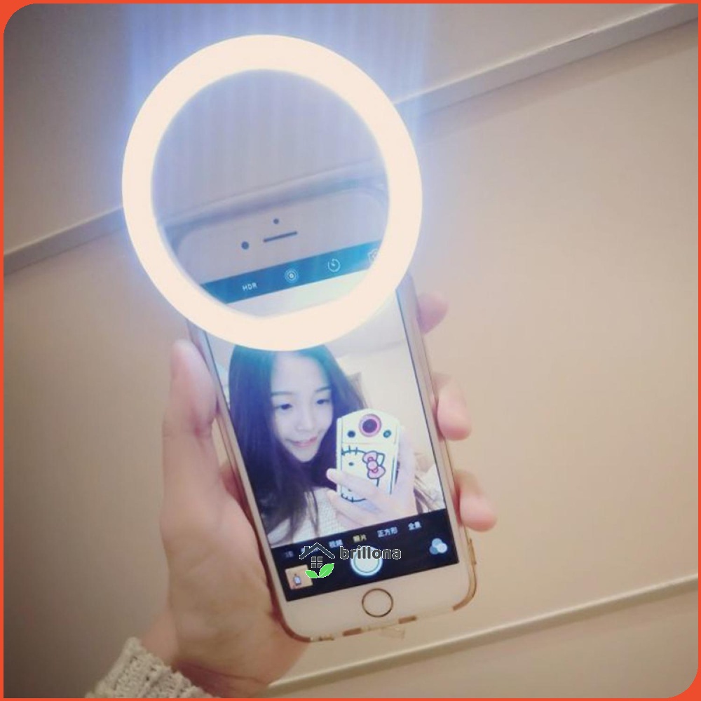 Lampu LED Smartphone Selfie Ring Spotlight Flash Lamp - XJ-01