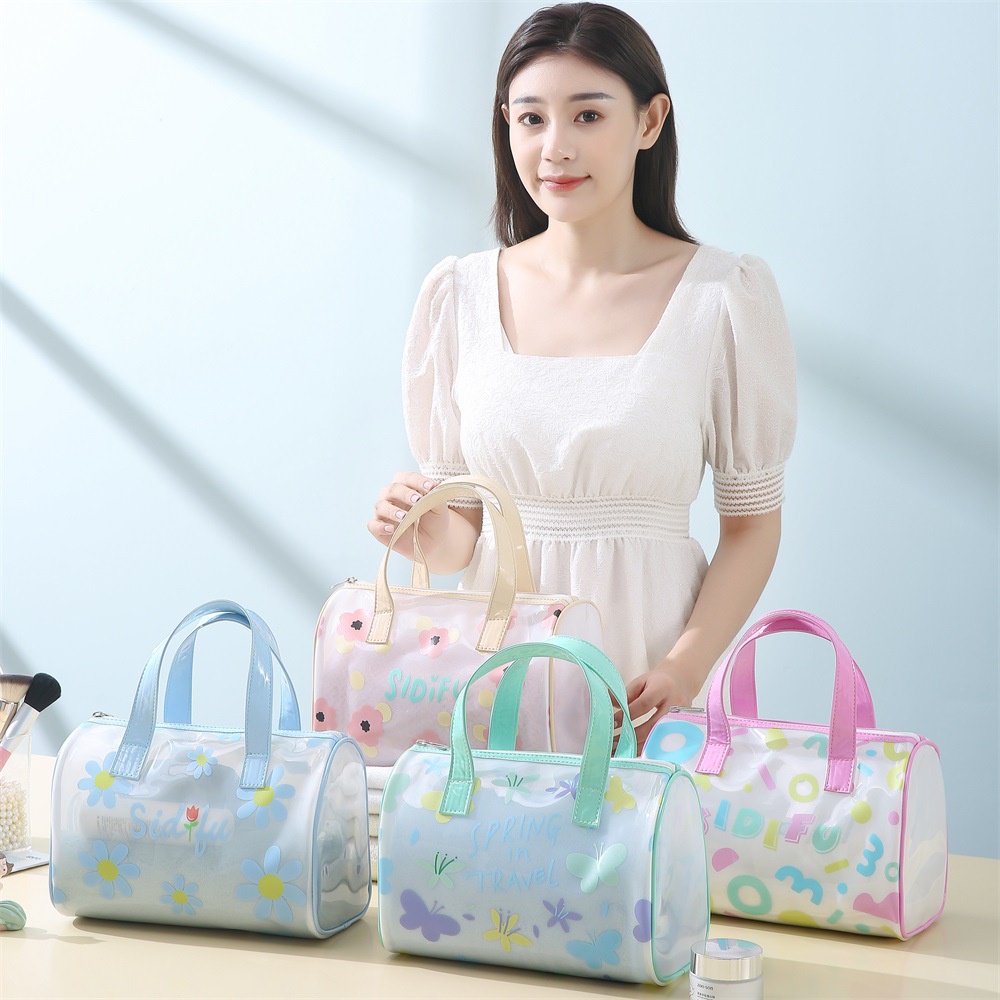 Tas Renang Berenang Pouch Kosmetik Skincare Motif Bunga Anti Air