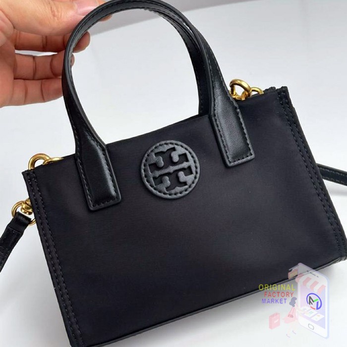 TAS TORY TB 146437 Ella Nylon Mini Tote Black Original