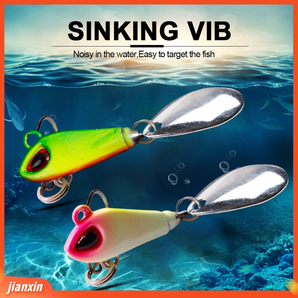 (In Stock) 22g /3.5 cm Buatan Memancing Umpan Mirror Grade Sendok Payet Tembus Kuat Compact Tembakan Panjang Berputar Getaran Umpan Fishing Tackle