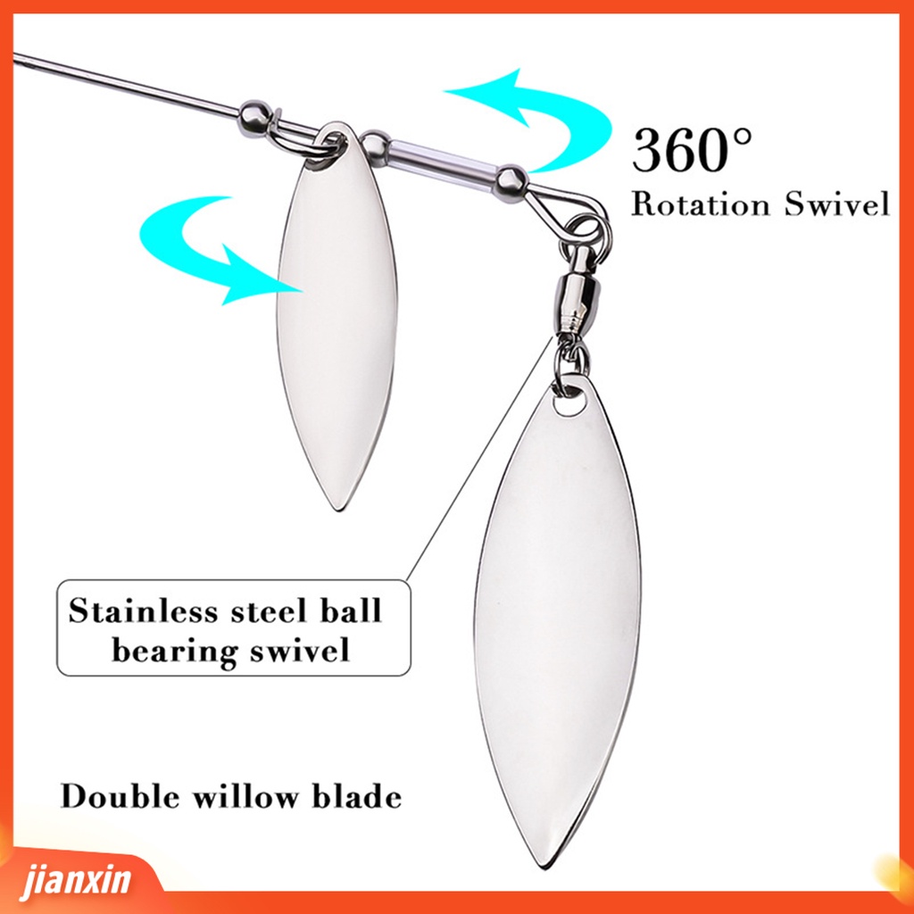 (In Stock) 10g 14g Umpan Pancing Desain Rumbai Nyaman Dibawa Umpan Buatan Eye-catching Bahan Stainless Steel Untuk Penggemar Memancing