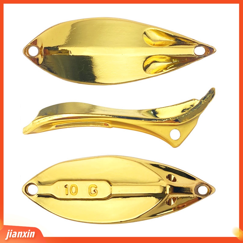 (In Stock) 4.3cm /10g Sequin Bait Treble Hook Desain Bulu Tajam Meningkatkan Tingkat Memancing Umpan Sequin Keras Pin Umpan Memancing Luar Ruangan