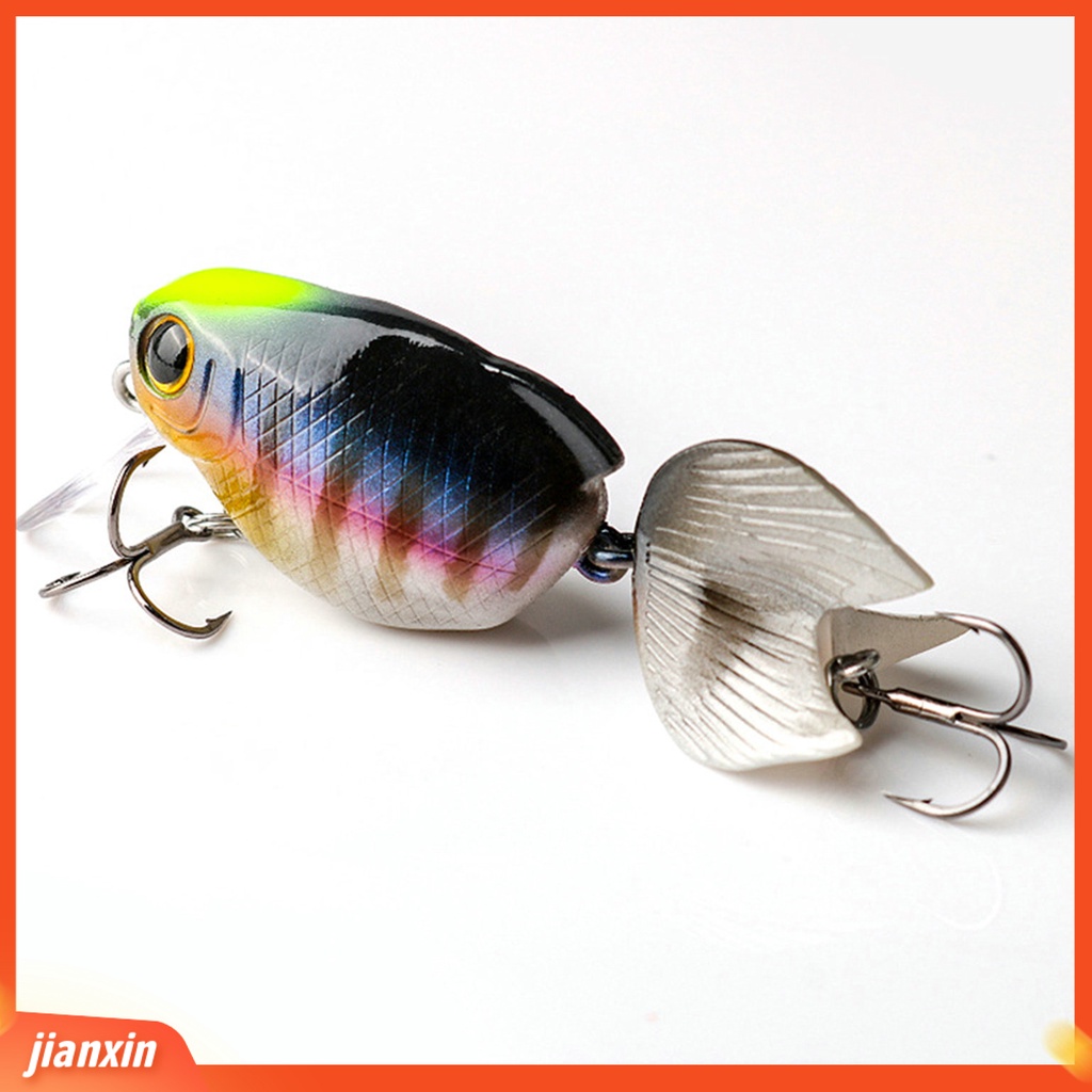 (In Stock) 5.8cm Umpan Mulut Ayam 3D Simulasi Fisheye Tajam Kait Menggoda Angling Manusia Hidup Buatan Crankbait Memancing Luar Ruangan