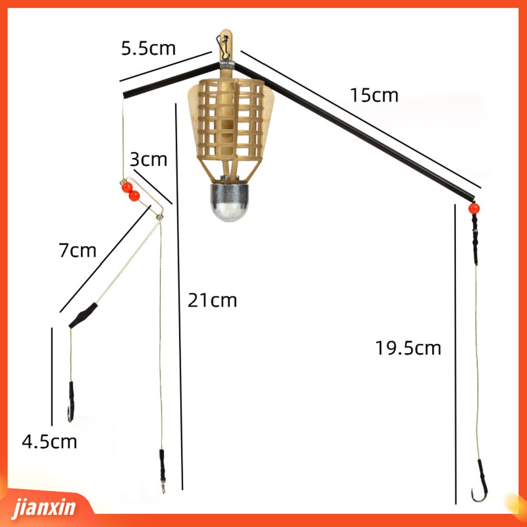 (In Stock) 20 /30 /40 /50g Outdoor Memancing Feeder Umpan Kandang Lure Holder Sinker Keranjang