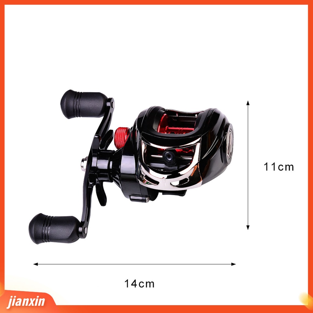 (In Stock) Gulungan Pancing 7.2:1 Gear Ratio Multifungsi Metal 17 +1 Axis Seafishing Wire Reel Untuk Memancing