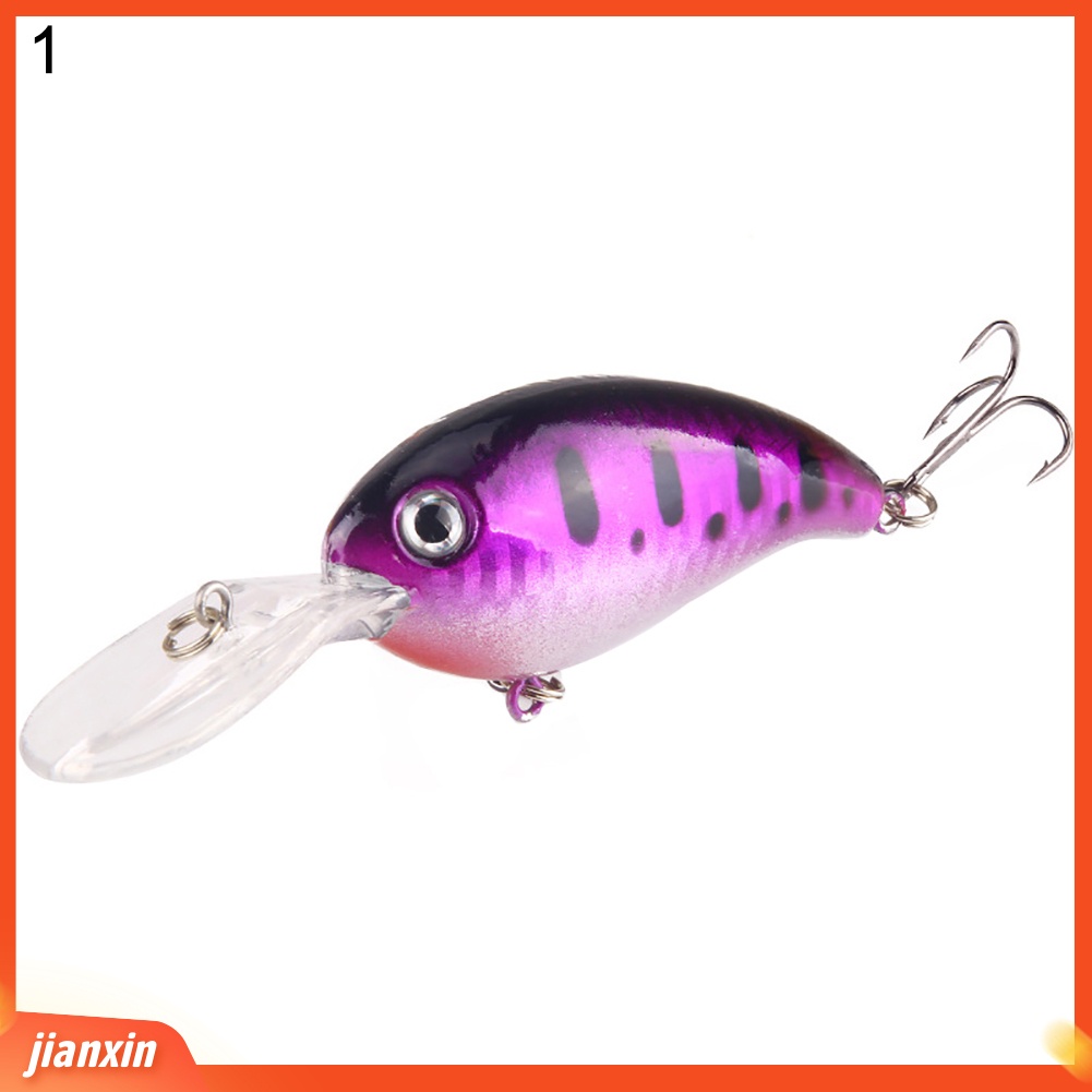 (In Stock) 1Pc Engkol 3D Mata Umpan Pancing Umpan Keras Bass Crankbait Tajam Fish Hook Tackle