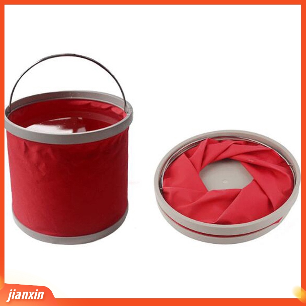 (In Stock) Ember Lipat Portabel Dengan Pegangan Camping Barbekyu Memancing Aksesoris Luar Ruangan