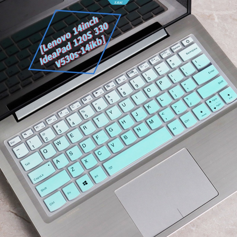 Casing Keyboard PC Silikon Tahan Debu Lenovo 14inch Untuk Model 120S 330 V530s-14ikb Kualitas Tinggi Full Coverage Film Pelindung Tahan Air [ZK]