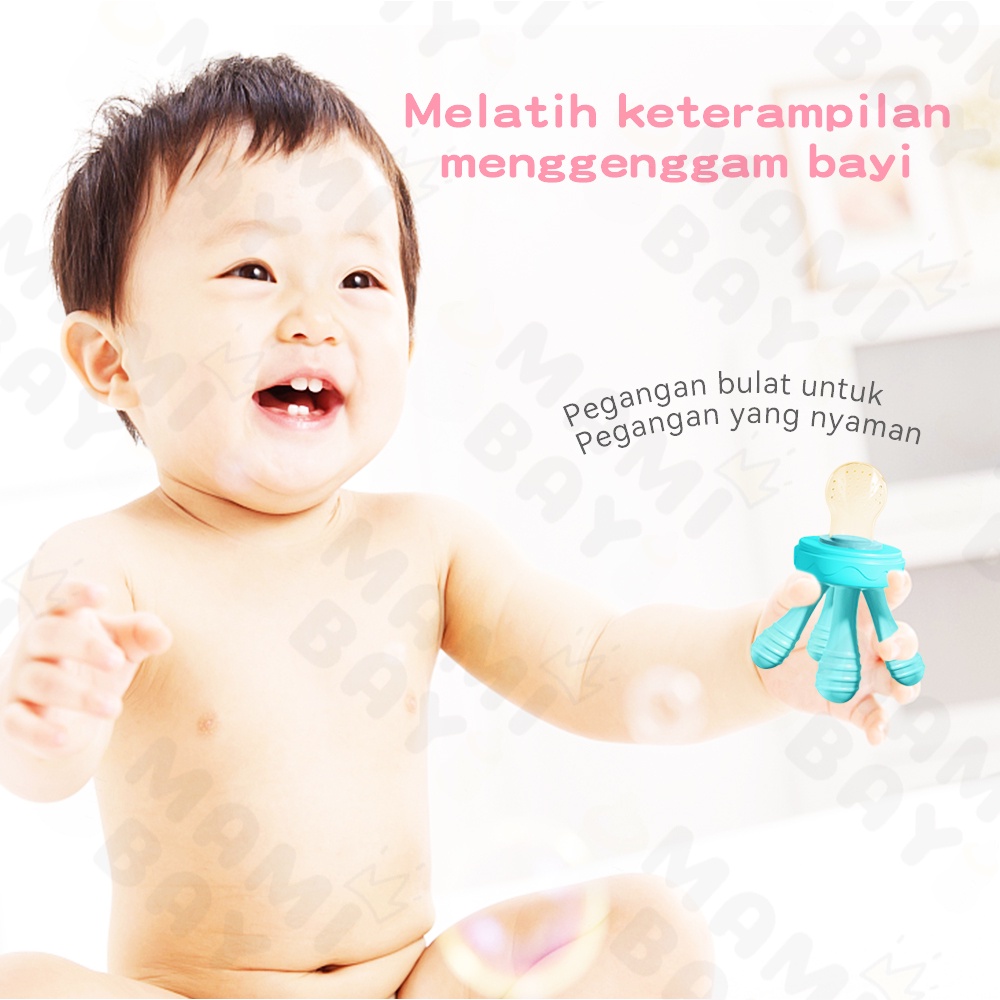 Mamibayi dot empeng buah bayi silikon kompeng bayi baby food/fruit feeder